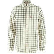 Fjällräven Men's Övik Flannel Shirt Chalk White-laurel Green