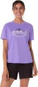 Asics Women's Fujitrail Logo Short Sleeve Top Amethyst