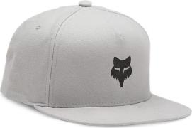 Fox Fox Head Snapback Hat Steel Grey