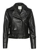 Objnandita Leather Jacket Nahkatakki Musta Object