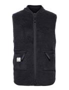 Fleece Vest Recycled Liivi Black Resteröds