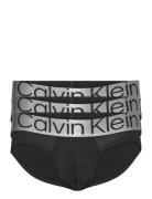 Hip Brief 3Pk Y-sepalus Briefs Alushousut Black Calvin Klein