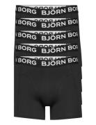 Cotton Stretch Boxer 5P Bokserit Black Björn Borg