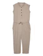 Rib Jersey Jumpsuit Jumpsuit Haalari Beige Copenhagen Colors