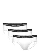 Cotton Stretch Brief 3P Y-sepalus Briefs Alushousut White Björn Borg