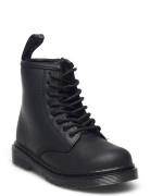 1460 Serena Mono T Black Republic Wp Bootsit Nauhalliset Saapikkaat Bl...