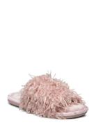 Indoor Slippers Feather Aamutossut Tohvelit Pink Lindex