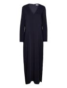 Ankle Length Shift Dress Maksimekko Juhlamekko Navy IVY OAK