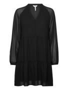 Objmila Gia L/S Dress Lyhyt Mekko Black Object