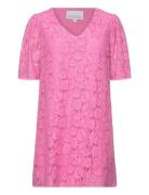 Macenna Short Dress Lyhyt Mekko Pink Noella