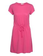 Vimo Y S/S String Dress /1/Ka Lyhyt Mekko Pink Vila