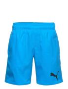 Puma Swim Boys Mid Shorts 1P Uimashortsit Blue Puma Swim