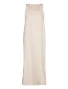 Rebekka Tank Dress G Gots Maksimekko Juhlamekko Beige Basic Apparel