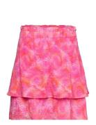 D6Nica Mini Skirt Lyhyt Hame Pink Dante6