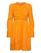 Tolinagz Ls Dress Lyhyt Mekko Orange Gestuz