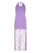 Light Jersey Maxi Dress Maksimekko Juhlamekko Purple ROTATE Birger Chr...