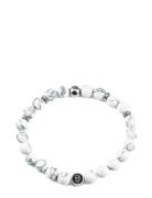 Beads Bracelet 8Mm Rannekoru Korut White Edd.