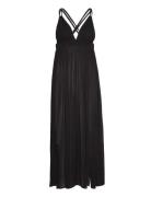 Rosa Dress Maksimekko Juhlamekko Black AllSaints
