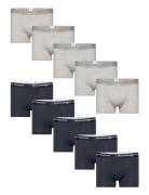 10-Pack Underwear - Gots/Vegan Bokserit Black Knowledge Cotton Apparel