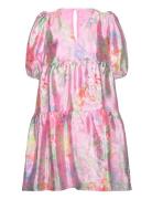 Leiacras Dress Lyhyt Mekko Pink Cras