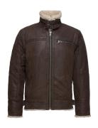 Axel Classic Pile Suede Jacket Nahkatakki Brown Jofama