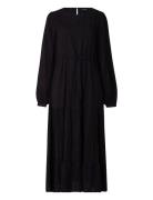 Therese Jacquard Dress Maksimekko Juhlamekko Black Lexington Clothing