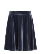 Vikatja Hw Short Velvet Skirt/Ka Lyhyt Hame Blue Vila