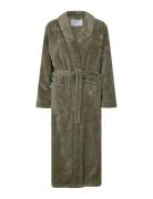 Long Fleece Robe Aamutakki Green Rosemunde