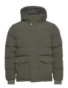 Jjdavid Puffer Jacket Vuorillinen Takki Topattu Takki Khaki Green Jack...