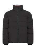 Puffer Jacket Vuorillinen Takki Topattu Takki Black Tom Tailor