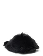 Indoor Slipper Super Fluffy Aamutossut Tohvelit Black Lindex