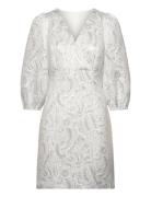 Macluarbbflorine Dress Lyhyt Mekko White Bruuns Bazaar