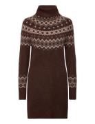 Fqmerla-Dress Lyhyt Mekko Brown FREE/QUENT