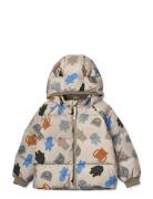 Polle Down Puffer Jacket Toppatakki Cream Liewood