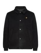 Wadded Wool Coach Jacket Villakangastakki Black Lyle & Scott