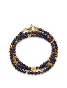 The Mykonos Collection - Brown Tiger Eye, Matte Onyx, And Go Rannekoru...