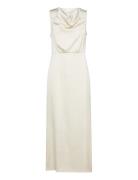 Viravenna Waterfall S/L Maxi Dress-Noos Maksimekko Juhlamekko White Vi...