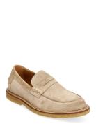 Loafer Loaferit Matalat Kengät Beige ANGULUS