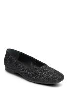 Shoes - Flat Ballerinat Black ANGULUS