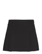 Pleated Mini-Skirt Lyhyt Hame Black Mango