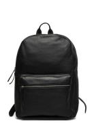Leather Backpack Reppu Laukku Black Les Deux