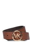 32Mm Reversible Saffiano Belt Vyö Brown Michael Kors Accessories