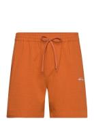 Stan Seersucker Swim Shorts 2.0 Uimashortsit Orange Les Deux