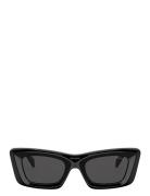 0Pr 13Zs 50 1Ab5S0 Neliönmuotoiset Aurinkolasit Black Prada Sunglasses