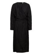 Milana Dress Polvipituinen Mekko Black Stylein