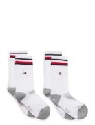 Th Kids Iconic Sports Sock 2P Sukat White Tommy Hilfiger