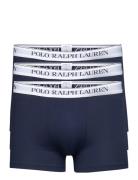 Classic Stretch-Cotton Trunk 3-Pack Bokserit Blue Polo Ralph Lauren Un...