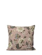 Cushion Cover Flower Linen, 50X50Cm Home Textiles Cushions & Blankets ...