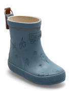 Basic Wellies W. Aop Kumisaappaat Blue CeLaVi