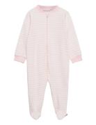 Nightsuit W.zipper A. Foot Pyjama Sie Jumpsuit Haalari Pink Fixoni